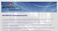 Desktop Screenshot of mk-protect.de